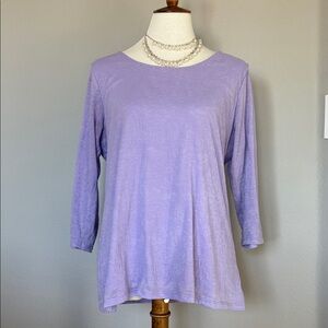 Coldwater Creek Purple Top